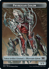 Bear // Phyrexian Golem Double-Sided Token [Double Masters 2022 Tokens] | Silver Goblin