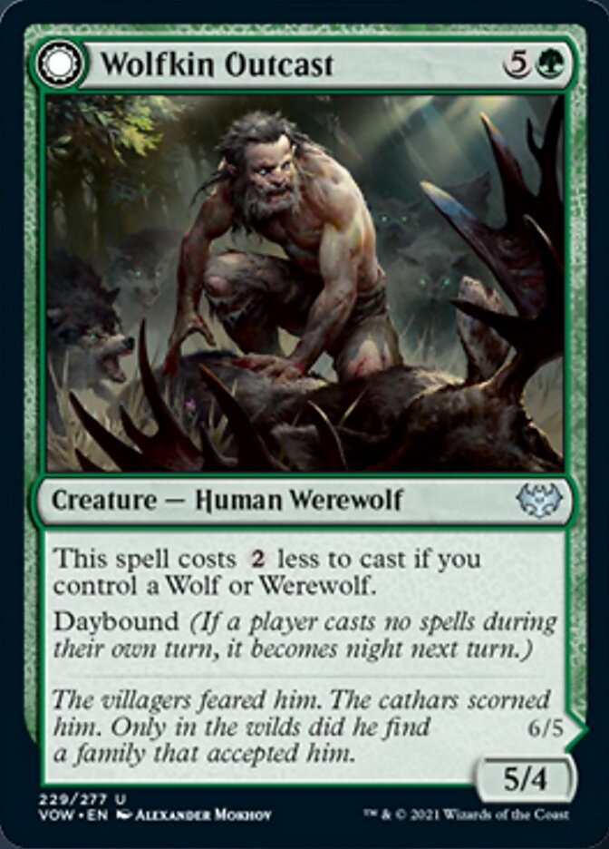 Wolfkin Outcast (229) - Innistrad: Crimson Vow