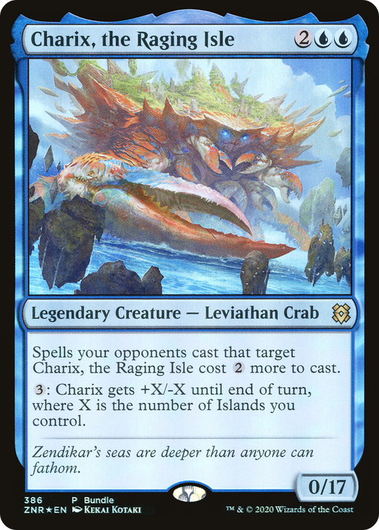 Charix, the Raging Isle (ZNR Bundle) (386) Foil - Zendikar Rising