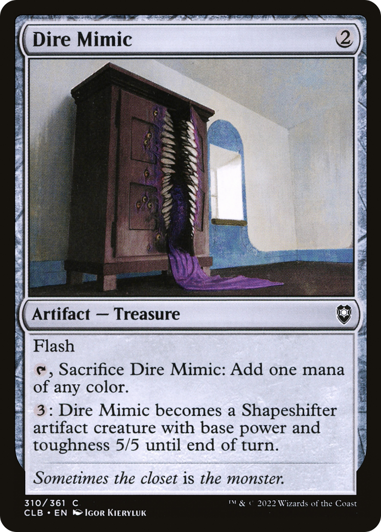 Dire Mimic (310) - Commander Legends: Battle for Baldur's Gate
