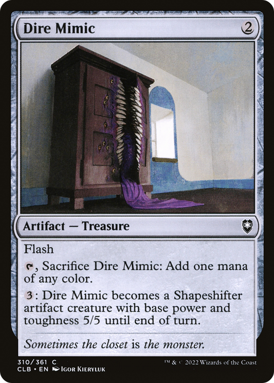 Dire Mimic (310) Foil - Commander Legends: Battle for Baldur's Gate