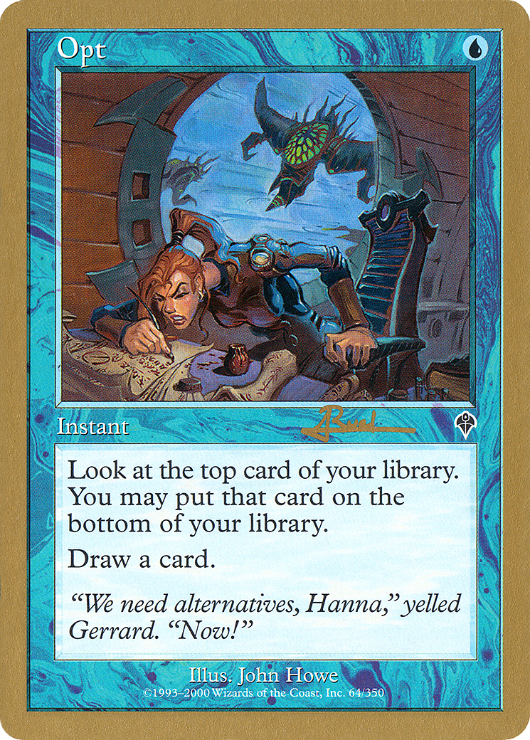 Opt - 2001 Antoine Ruel (INV) (Retro) - World Championship Decks 2001