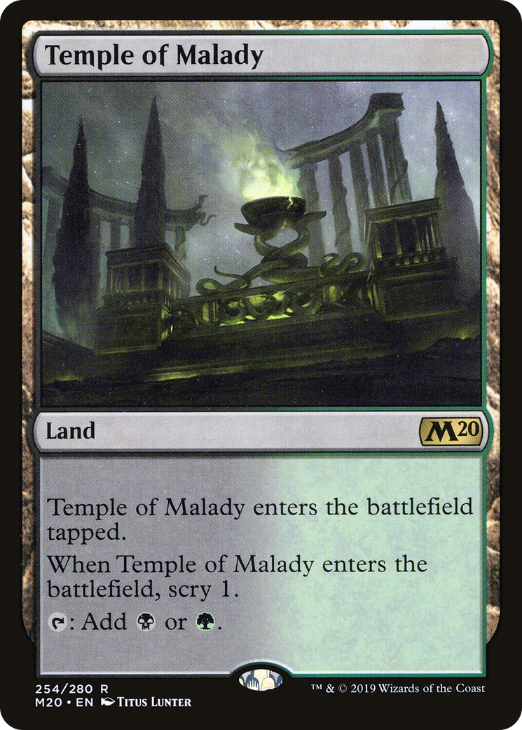 Temple of Malady (254) - Core Set 2020