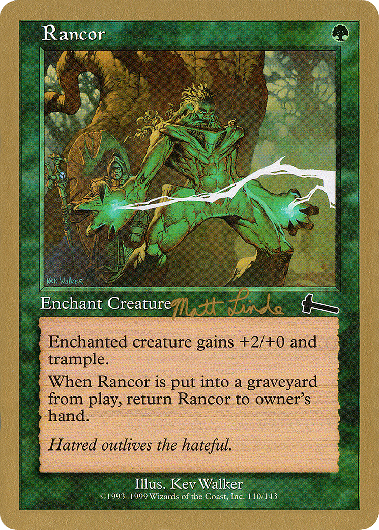 Rancor - 1999 Matt Linde (ULG) (Retro) - World Championship Decks 1999