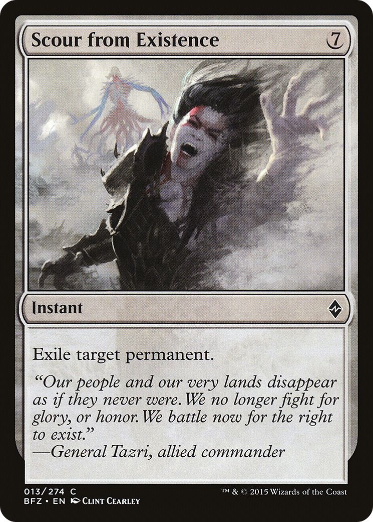 Scour from Existence (013) Foil - Battle for Zendikar