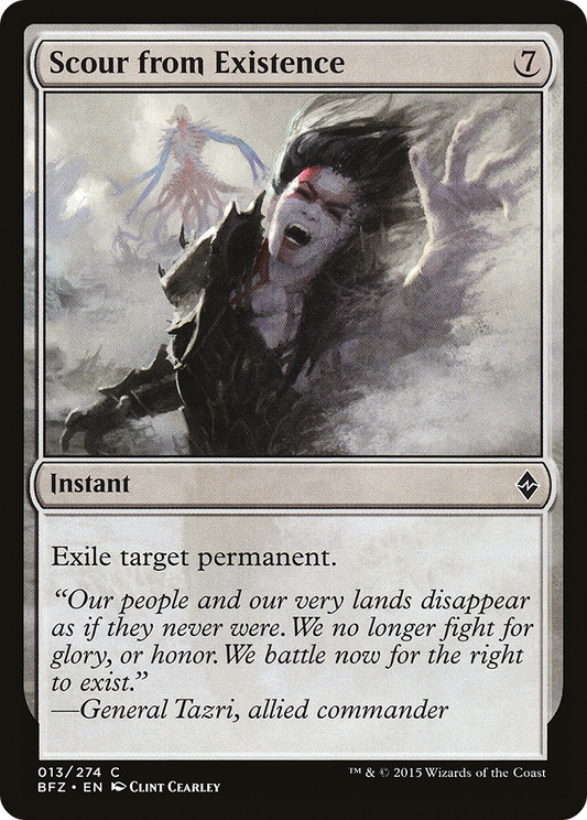 Scour from Existence (013) Foil - Battle for Zendikar