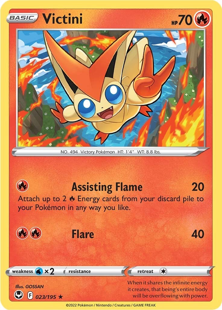 Victini (023/195) [Sword & Shield: Silver Tempest] | Silver Goblin