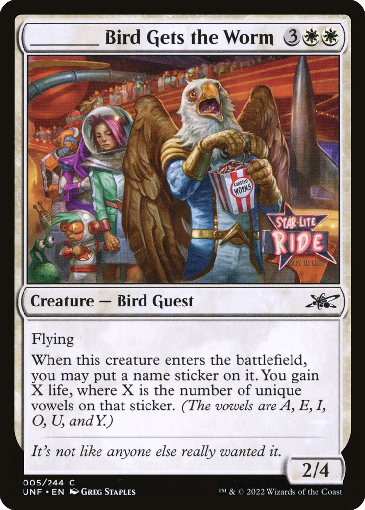 _____ Bird Gets the Worm (005) Foil - Unfinity