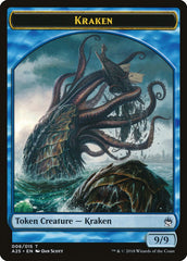 Fish // Kraken Double-Sided Token [Masters 25 Tokens] | Silver Goblin