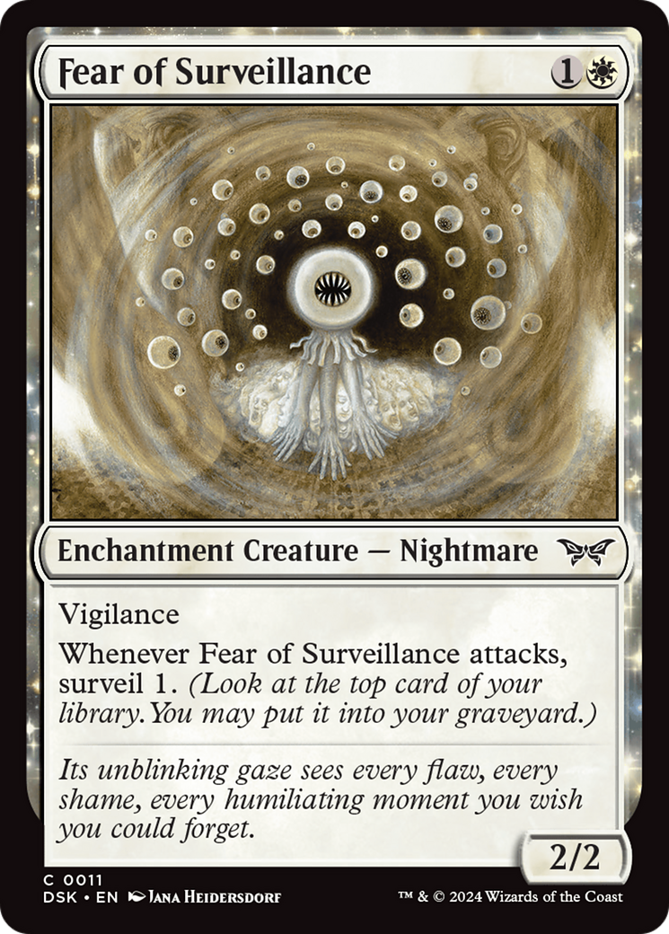 Fear of Surveillance: (enchantment) (011)