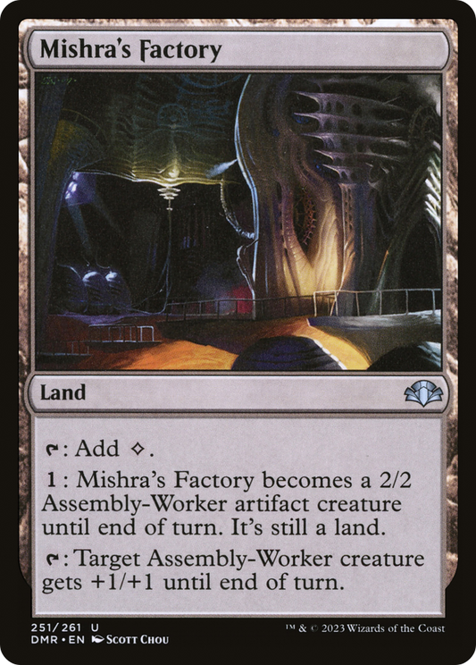 Mishra's Factory [Dominaria Remastered] Foil