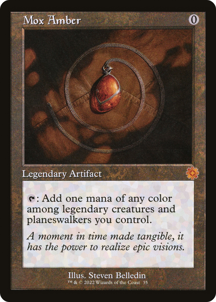 Mox Amber (Retro) (035) - The Brothers' War Retro Artifacts