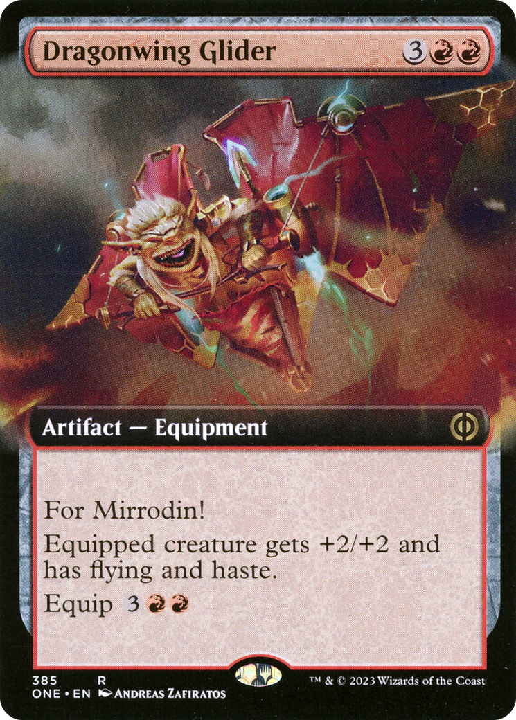 Dragonwing Glider (Extended Art) (385) - Phyrexia: All Will Be One