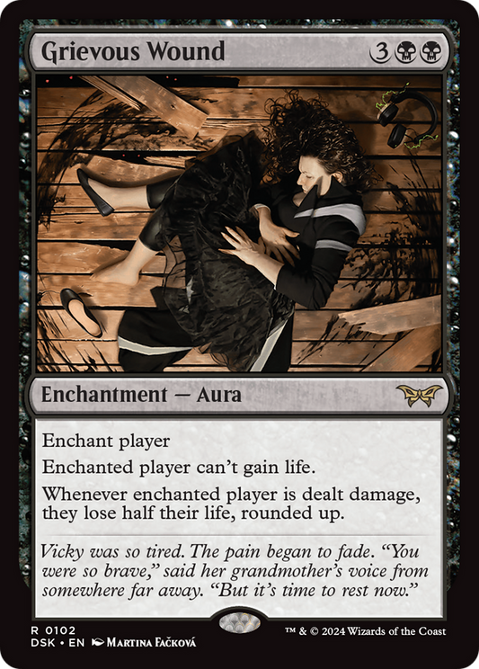 Grievous Wound [Duskmourn: House of Horror] Foil