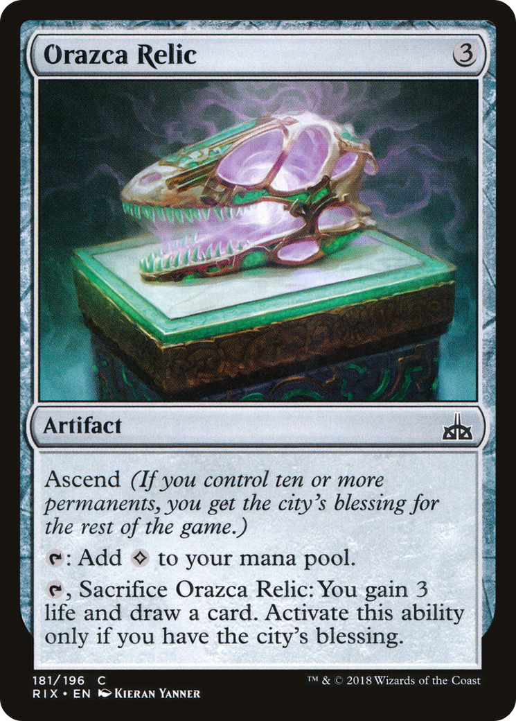 Orazca Relic (181) - Rivals of Ixalan