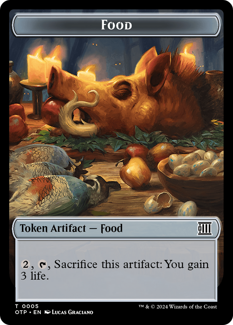 Food Token [Outlaws of Thunder Junction: Breaking News Tokens] | Silver Goblin