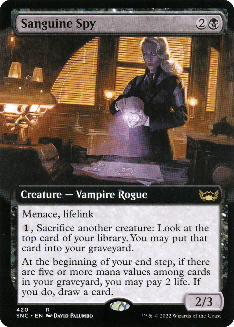 Sanguine Spy (Extended Art) (420) - Streets of New Capenna