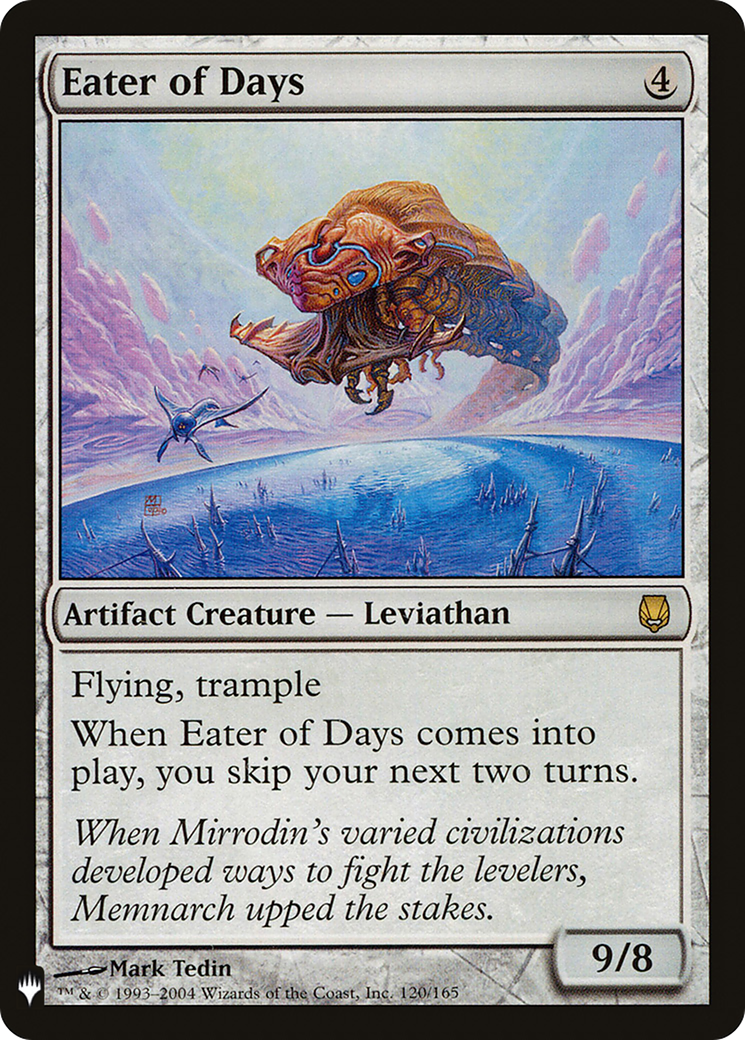 Eater of Days (DST-120) - The List