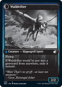 Galedrifter // Waildrifter (055) Foil - Innistrad: Double Feature