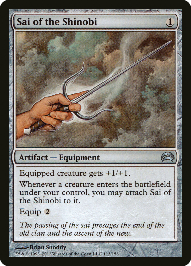 Sai of the Shinobi (113) Foil - Planechase 2012