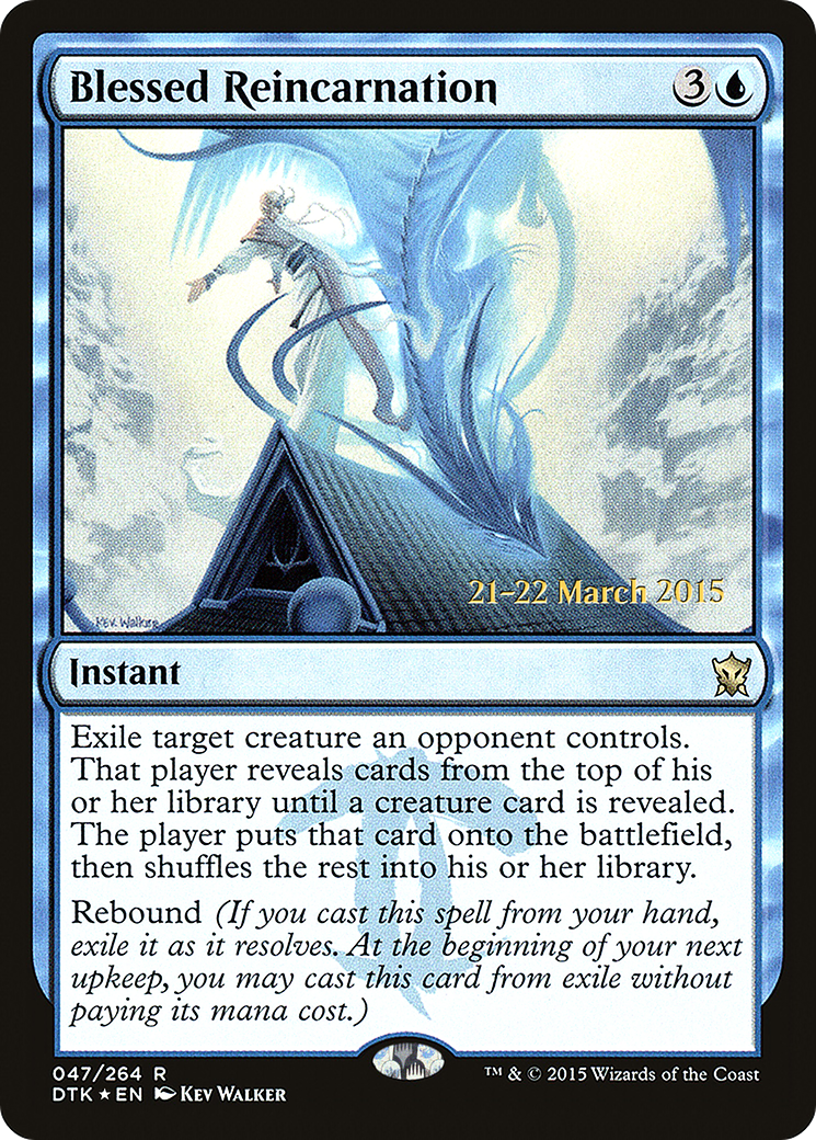 Blessed Reincarnation [Dragons of Tarkir Prerelease Promos] | Silver Goblin