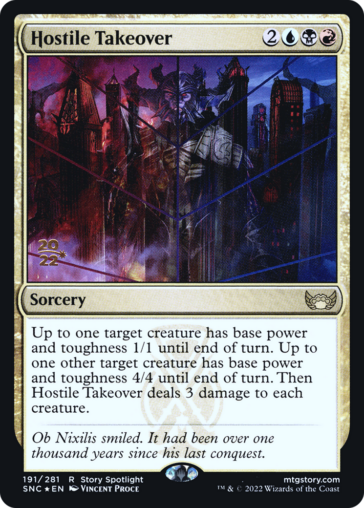 Hostile Takeover (191) Foil - Streets of New Capenna Promos