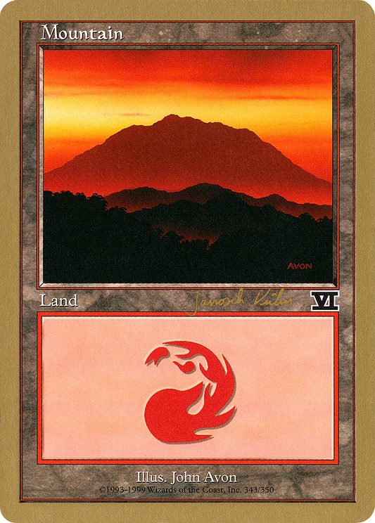 Mountain (jk343) (Janosch Kuhn) [World Championship Decks 2000]
