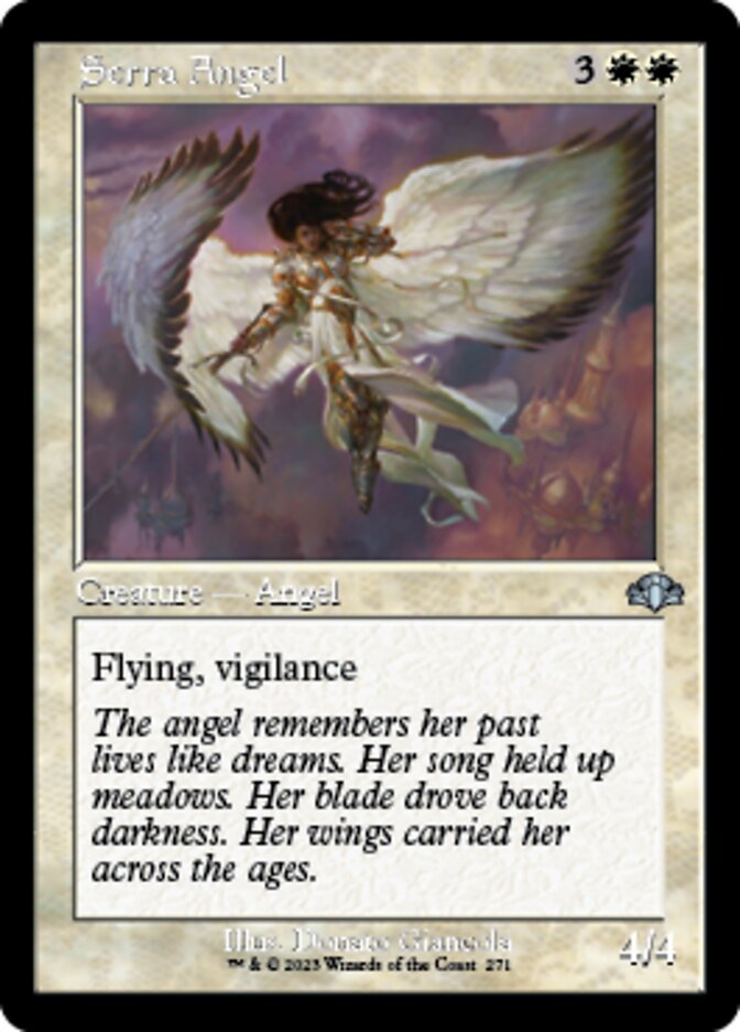 Serra Angel (Retro) [Dominaria Remastered] | Silver Goblin