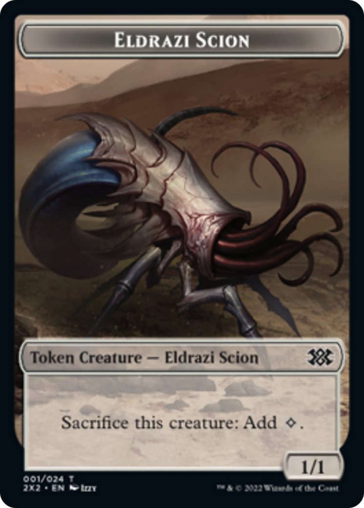 Bear // Eldrazi Scion Double-Sided Token [Double Masters 2022 Tokens] | Silver Goblin