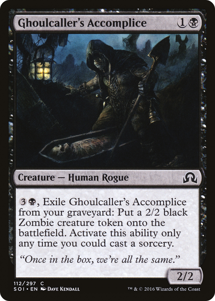 Ghoulcaller's Accomplice (112) Foil - Shadows over Innistrad