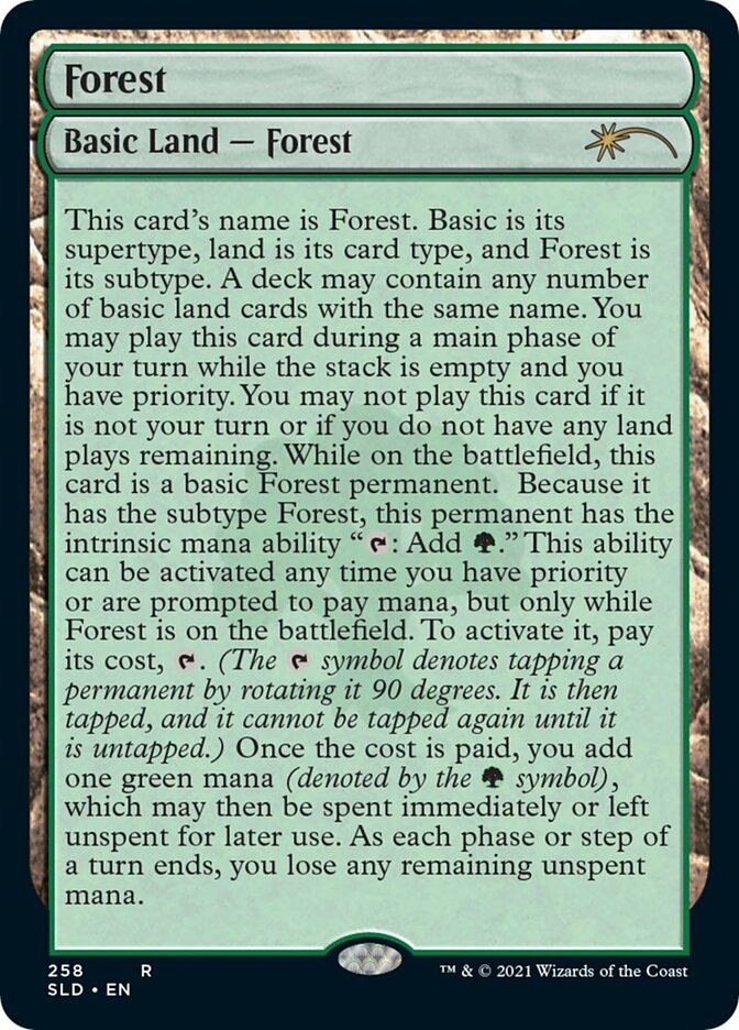 Forest (258) [Secret Lair Drop Series] | Silver Goblin