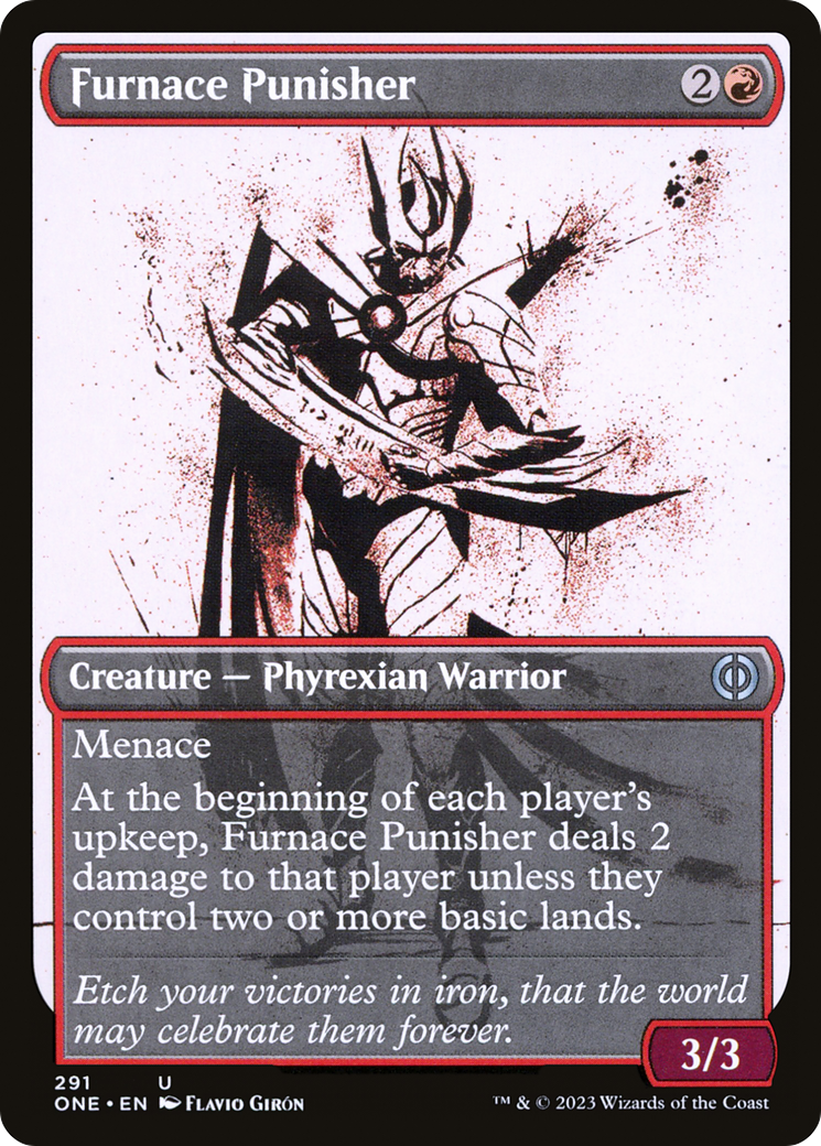 Furnace Punisher (Showcase) (291) Foil - Phyrexia: All Will Be One