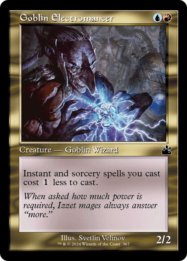Goblin Electromancer (Retro Frame) [Ravnica Remastered] Foil