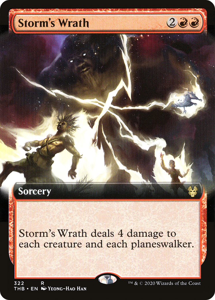 Storm's Wrath (Extended Art) (322) - Theros Beyond Death