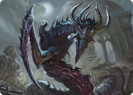 Crypt Sliver Art Card [Commander Masters Art Series] | Silver Goblin