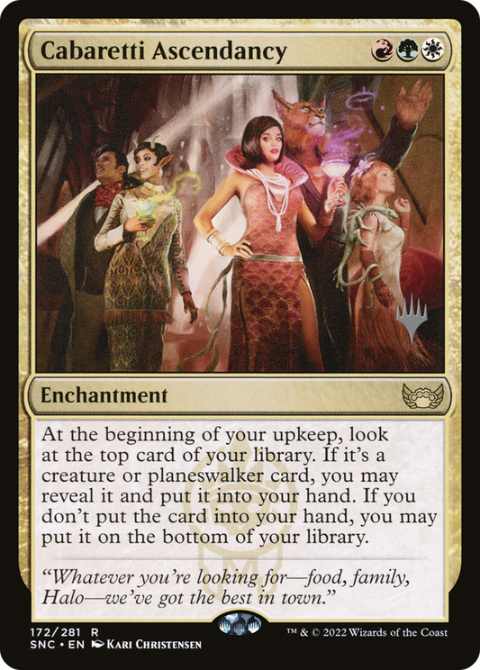 Cabaretti Ascendancy (Promo Pack) [Streets of New Capenna Promos] Foil