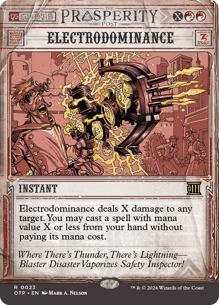 Electrodominance [Outlaws of Thunder Junction: Breaking News] | Silver Goblin