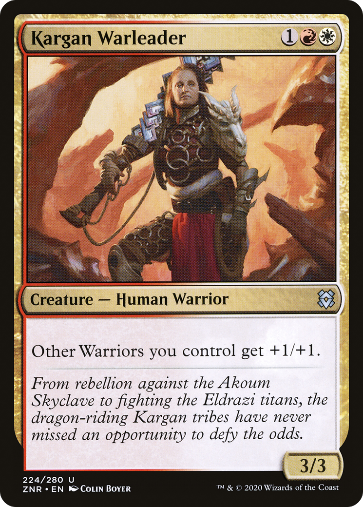 Kargan Warleader (224) - Zendikar Rising