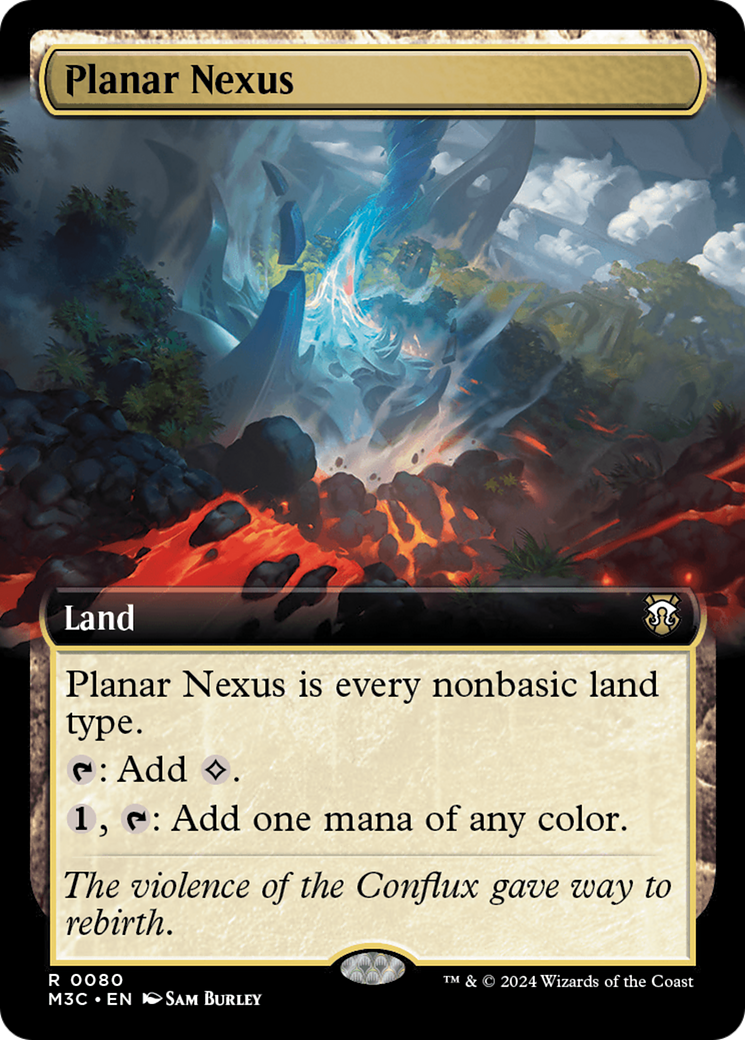 Planar Nexus (Extended Art) (Ripple Foil) [Modern Horizons 3 Commander] | Silver Goblin