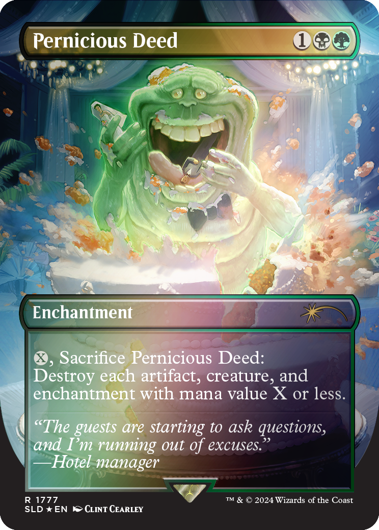 Pernicious Deed (Rainbow Foil) (1777) Foil - Secret Lair Drop Series