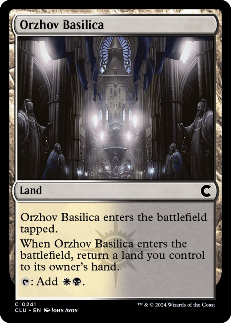 Orzhov Basilica [Ravnica: Clue Edition] | Silver Goblin