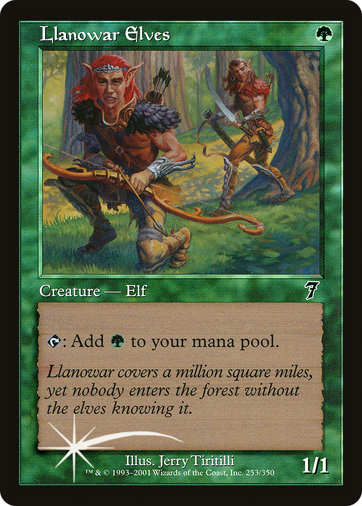 Llanowar Elves (253) - Seventh Edition