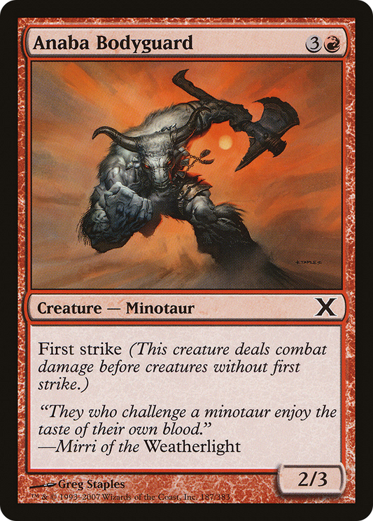 Anaba Bodyguard (187) - Tenth Edition