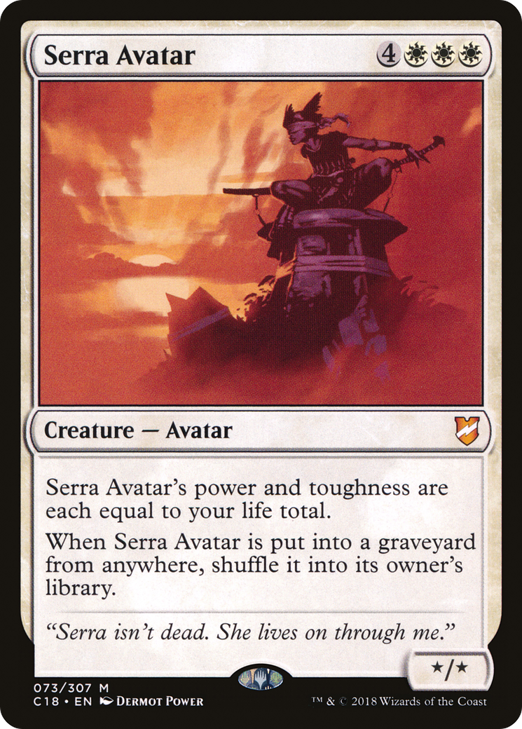 Serra Avatar (073) - Commander 2018