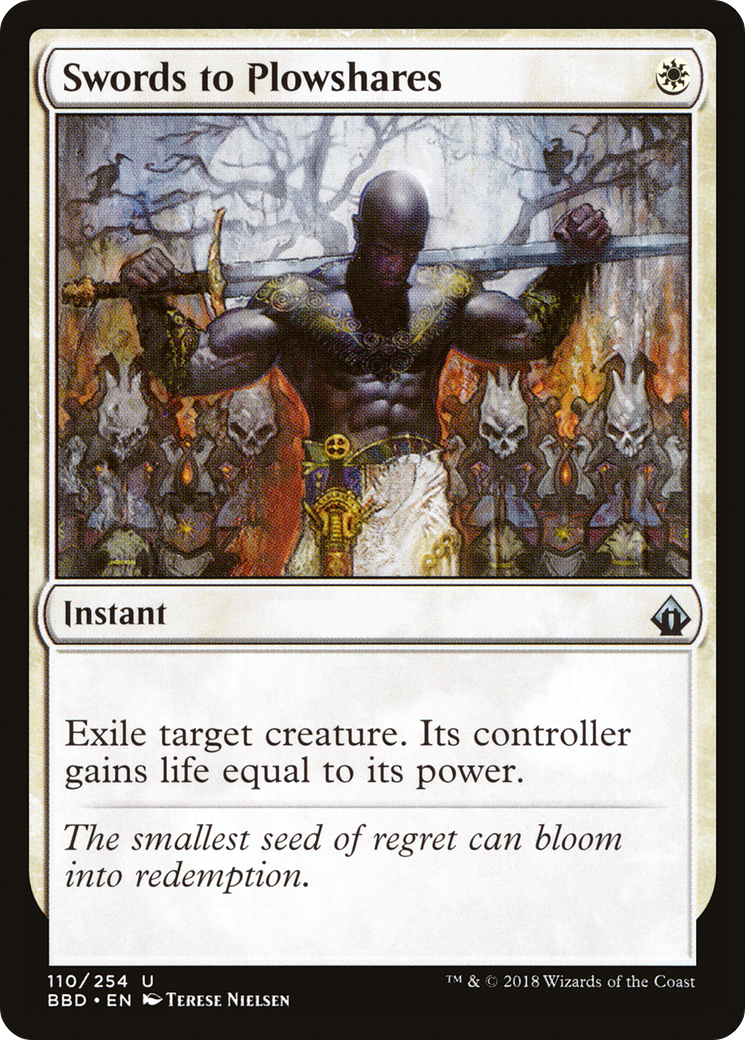 Swords to Plowshares (110) Foil - Battlebond