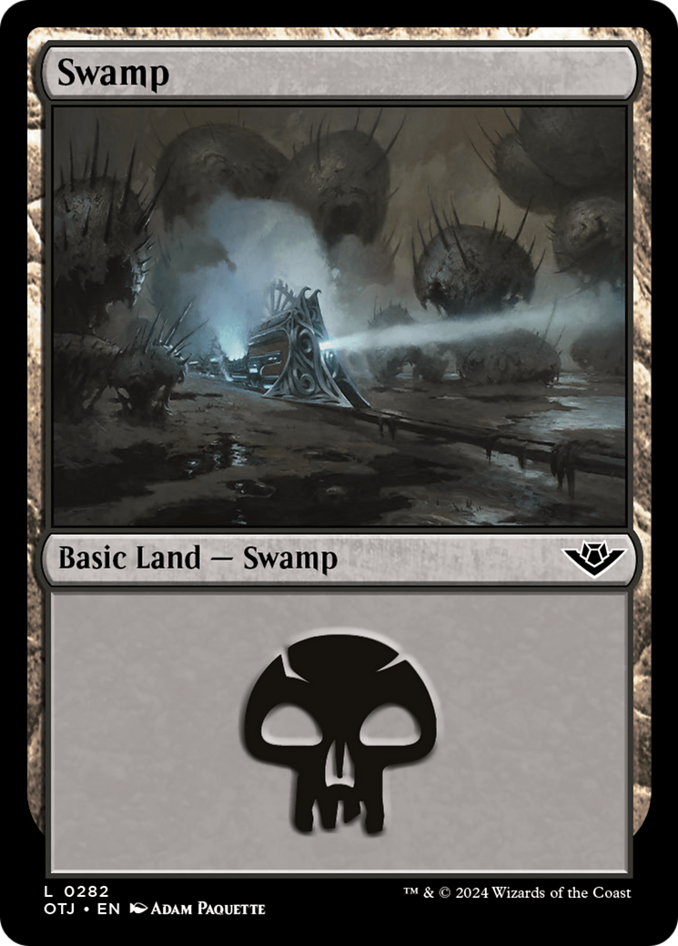 Swamp (0282) [Outlaws of Thunder Junction] | Silver Goblin