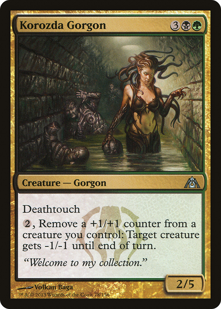 Korozda Gorgon (078) Foil - Dragon's Maze