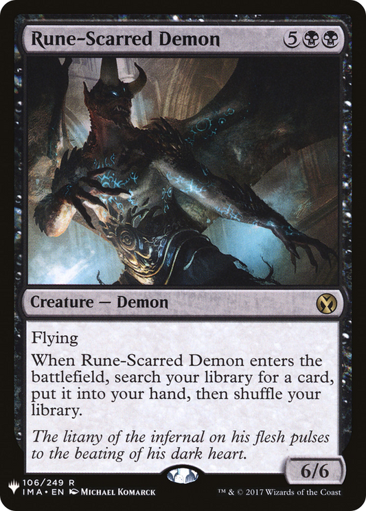 Rune-Scarred Demon (IMA-106) - The List
