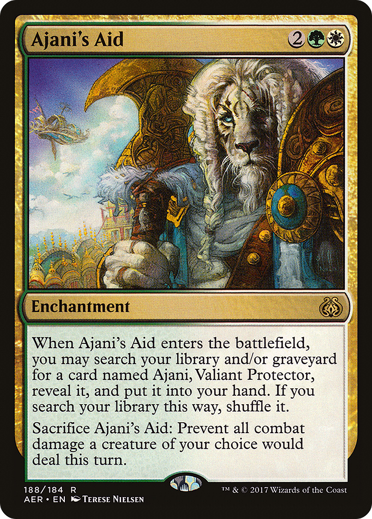 Ajani's Aid [Aether Revolt] Foil