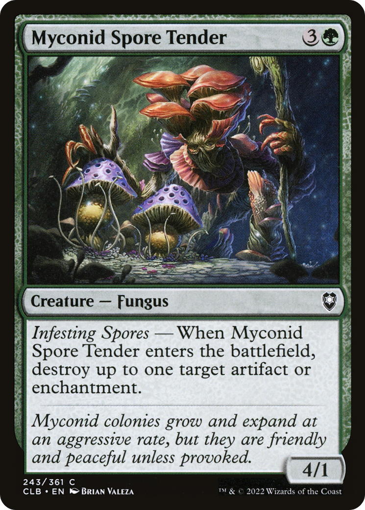 Myconid Spore Tender (243) Foil - Commander Legends: Battle for Baldur's Gate